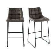 Seth ( QSD6099-5B) 30" Grey Bar Stool (2 Per Carton)