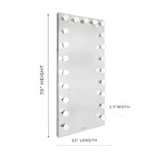 Hollywood Premiere® Full-Length Vanity Mirror