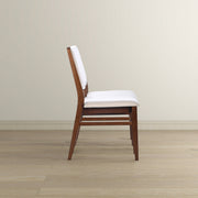 Silla de comedor Skylar de tela beige (juego de 2)
