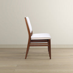 Silla de comedor Skylar de tela beige (juego de 2)