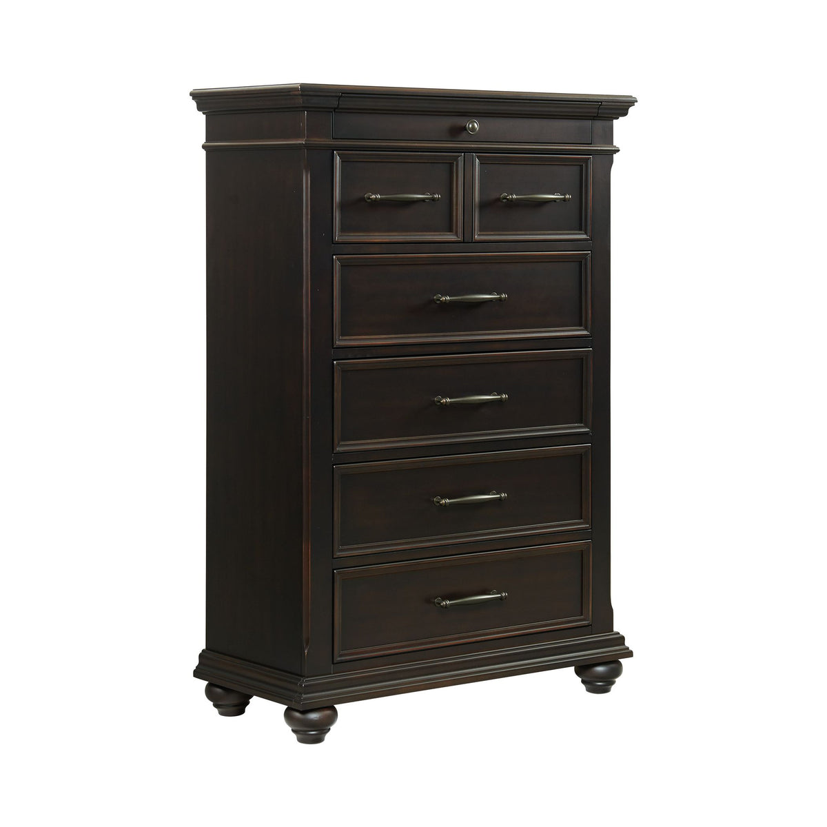 Slater King Platform Storage 5PC Bedroom Set with 2 Nightstands, Dresser & Chest