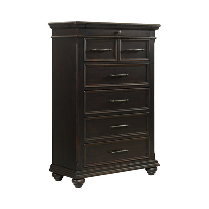 Slater King Platform Storage 5PC Bedroom Set with 2 Nightstands, Dresser & Chest