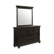 Slater Dresser & Mirror Set Black