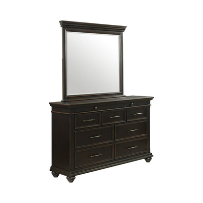 Slater Dresser & Mirror Set Black