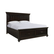 Slater King Platform Storage 3Pc Bedroom Set Black