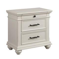Slater Nightstand W/Usb In Antique White