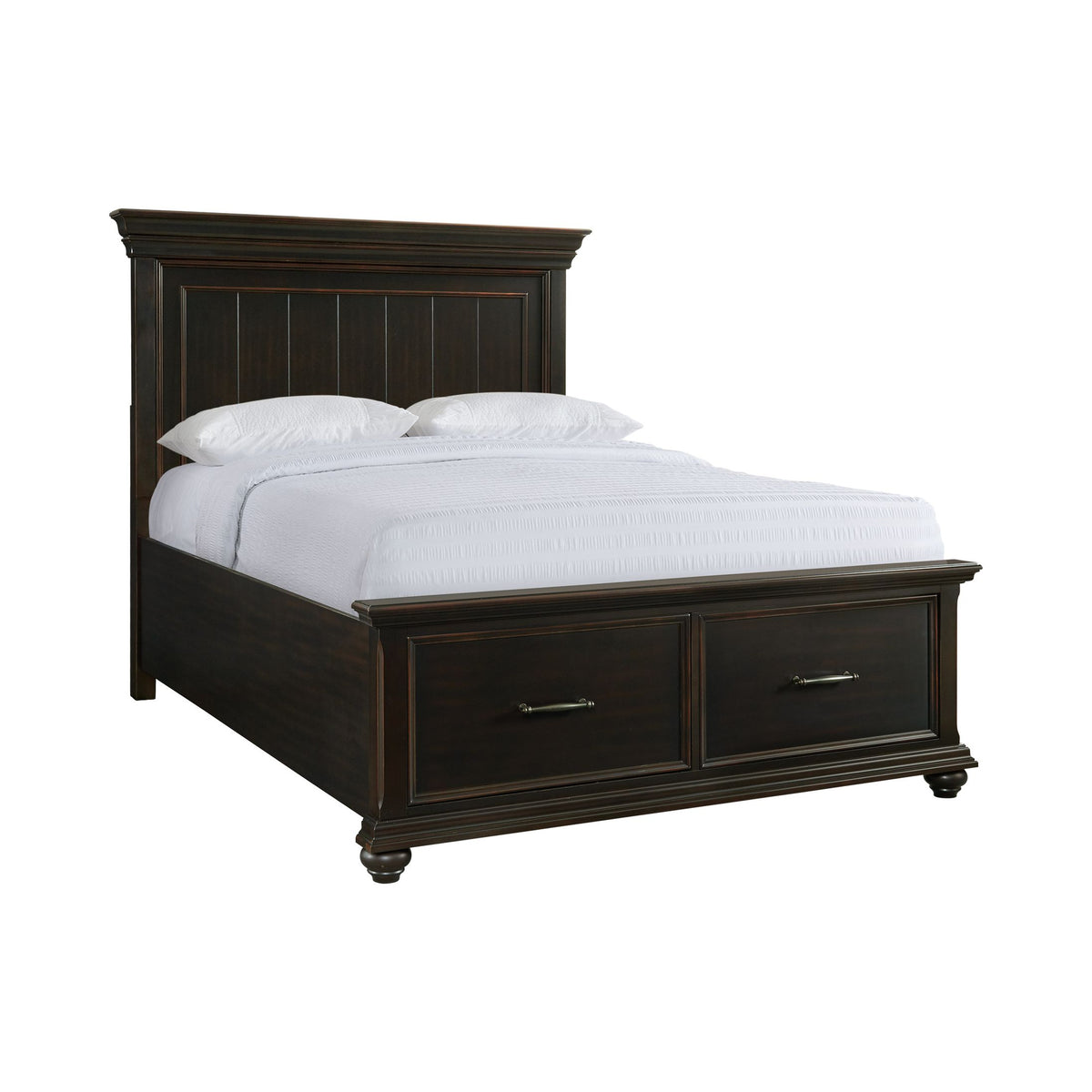 Slater Queen Platform Storage 5Pc Bedroom Set Black