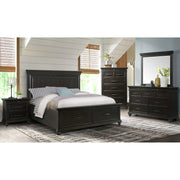 Slater King Platform Storage 3PC Bedroom Set Black