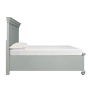 Slater Queen Platform Storage Bed in Grey