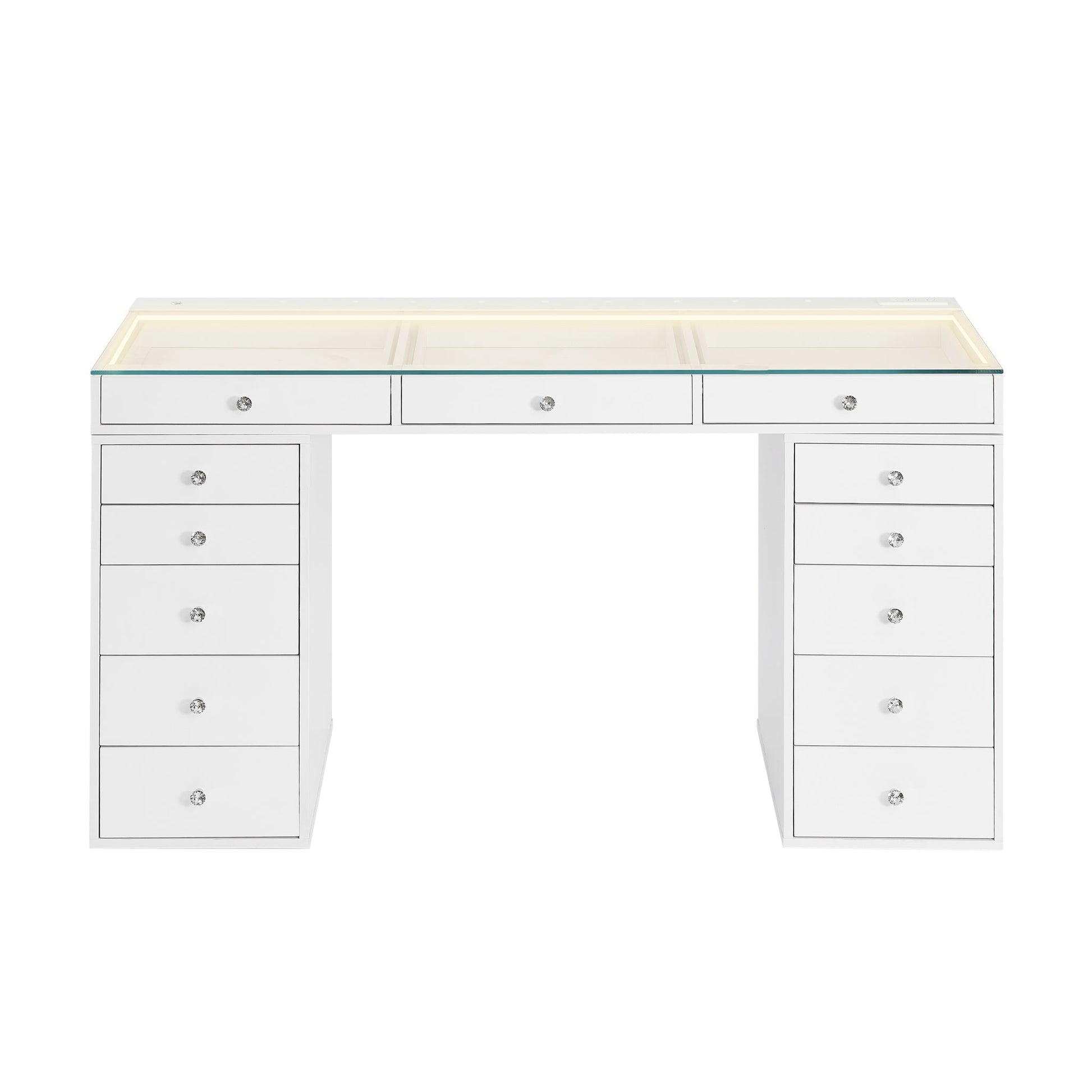 SlayStation® Lumina Pro 2.0 Vanity Table w/ LED Light
