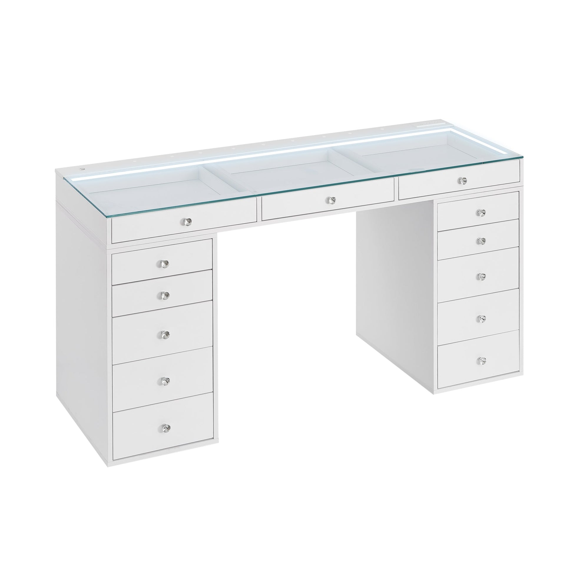 SlayStation® Lumina Pro 2.0 Vanity Table w/ LED Light