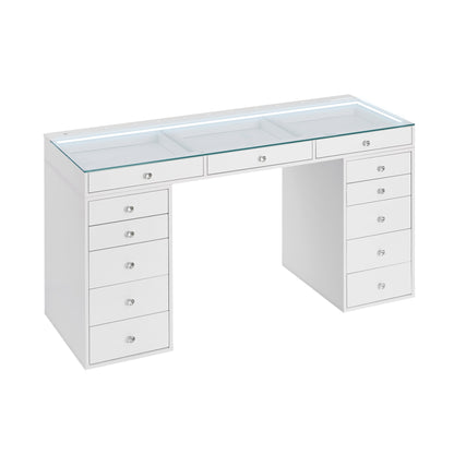 SlayStation® Lumina Pro 2.0 Vanity Table w/ LED Light