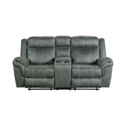 Sorrento Motion Loveseat With Console In Fb367 Charcoal