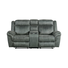 Sorrento Motion Loveseat With Console In Fb367 Charcoal
