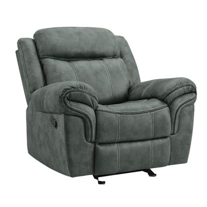 Sorrento Glider Recliner in FB367 Charcoal