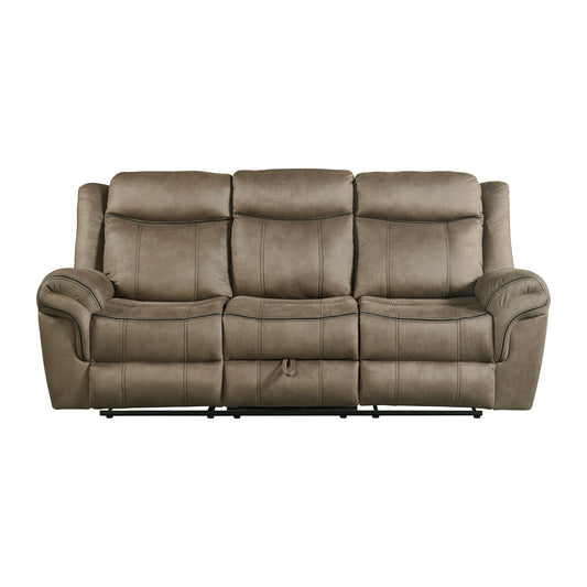 Sorrento Motion Sofa with Dropdown in T101 Brown