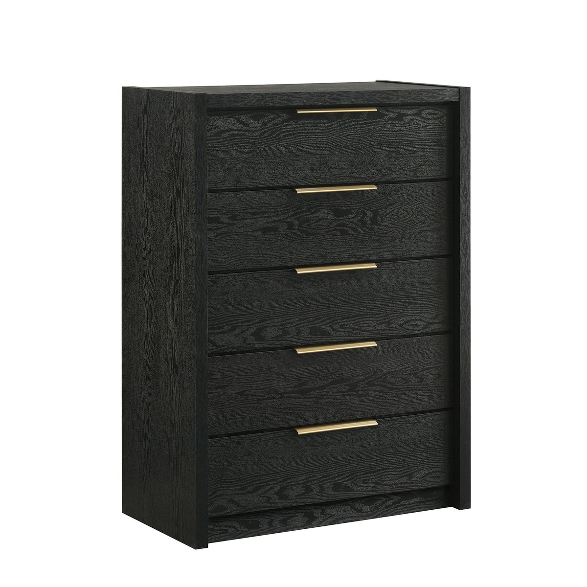 South Bend Queen 5PC Bedroom Set in Black
