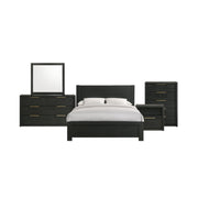 South Bend Full 5PC Bedroom Set in Black