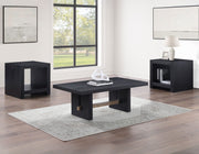 Aubrey 48″ Coffee Table in Black Finish