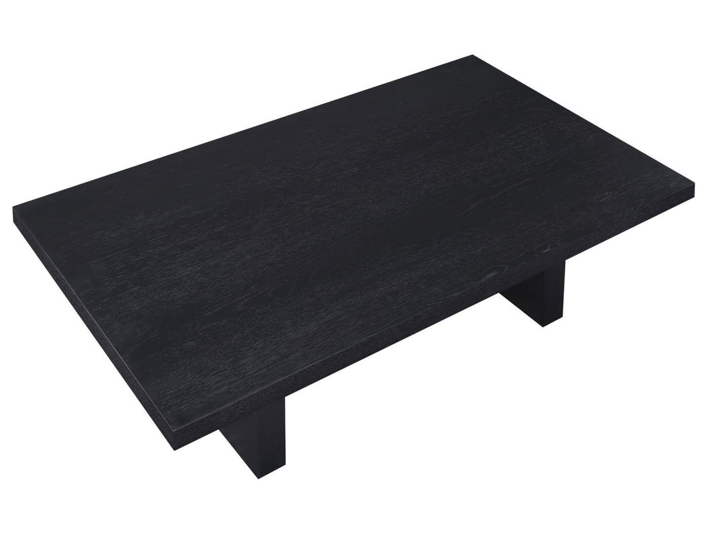 Mesa de centro Aubrey de 122 cm, acabado negro 