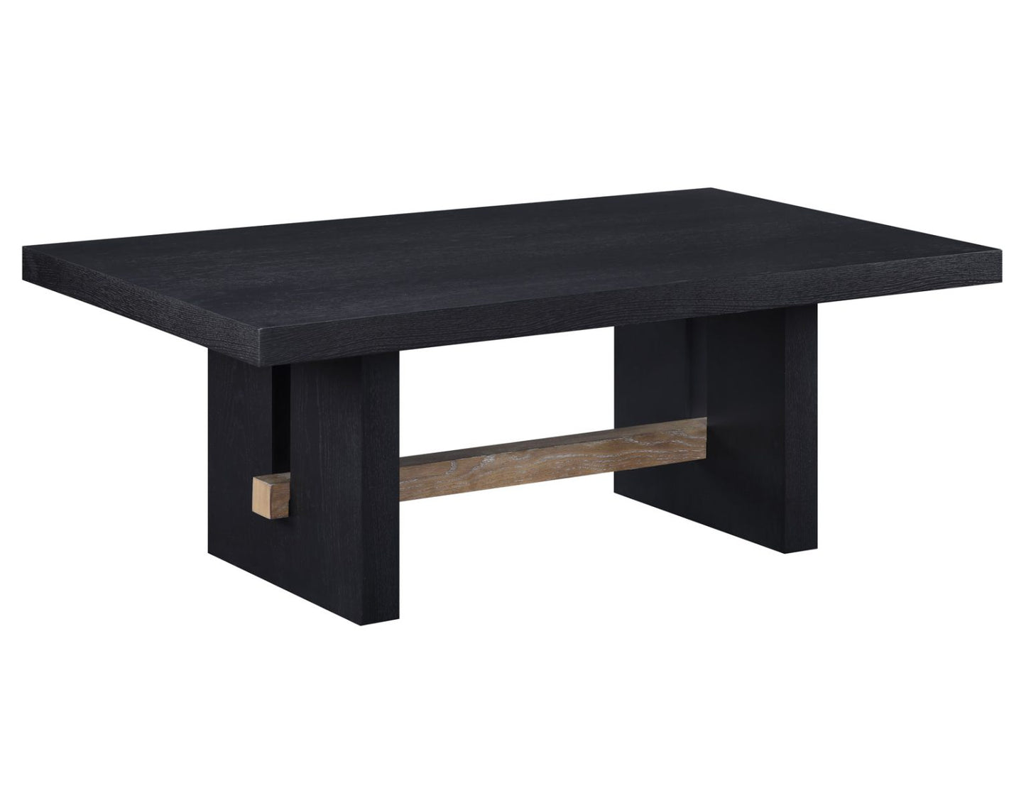 Mesa de centro Aubrey de 122 cm, acabado negro 
