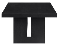 Aubrey 48″ Coffee Table in Black Finish