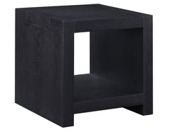 Aubrey End Table in Black Finish
