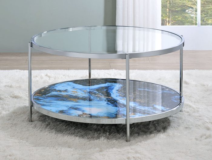 Mesa de cóctel con tapa reversible Averie
