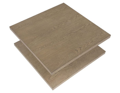 Mesa de cóctel Canyon con ruedas, color arena 