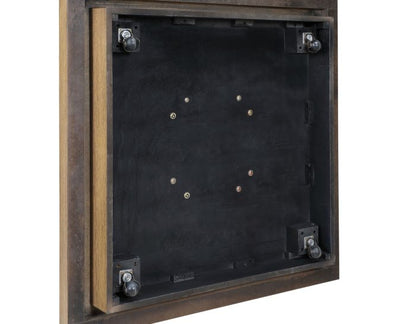 Mesa de cóctel Canyon con ruedas, color arena 