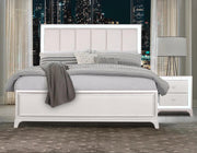 Cassie Illuminating Queen Bed Shimmering Pearl