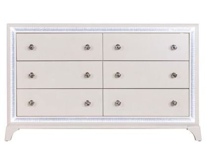 Cassie Illuminating Queen 4PC Bedroom Set