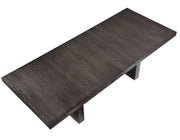 Mesa de comedor Evan de 78 a 96 pulgadas con hojas de 18 pulgadas 