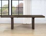 Mesa de comedor Evan de 78 a 96 pulgadas con hojas de 18 pulgadas 