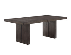 Mesa de comedor Evan de 78 a 96 pulgadas con hojas de 18 pulgadas 
