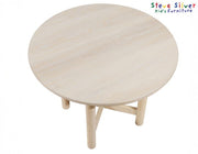 Juego de comedor redondo Amy de 5 piezas de imitación de mármol de 48 pulgadas 