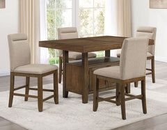 Garland Extension Leaf Counter Table 5PC Dining Set