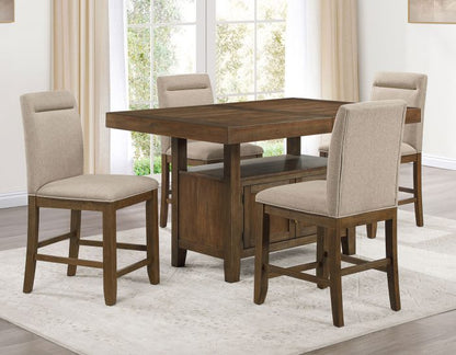 Garland Extension Leaf Counter Table 5PC Dining Set