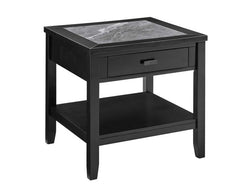 Mesa auxiliar de piedra sinterizada Garvine 