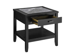 Mesa auxiliar de piedra sinterizada Garvine 