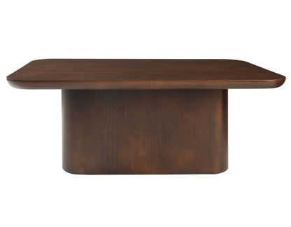 Mesa de centro de madera maciza Hunter de 48″