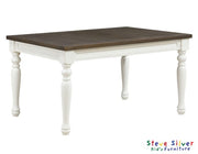 Joanna Kids Dining Table Ivory & Mocha Finish