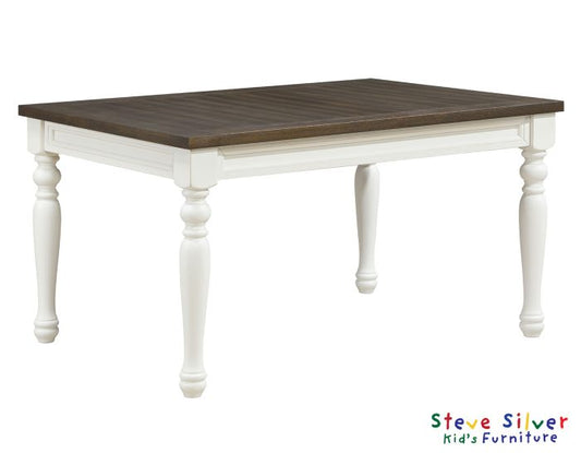 Joanna Kids 5-Piece Dining Set Ivory & Mocha Finish