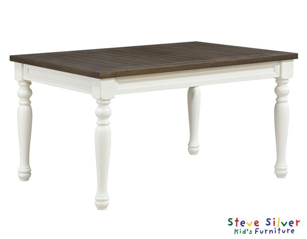 Juego de comedor redondo Amy de 5 piezas de imitación de mármol de 48 pulgadas 