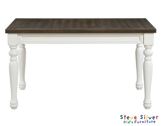 Joanna Kids Dining Table Ivory & Mocha Finish