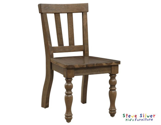 Joanna Kids Solid Wood Side Chair Mocha