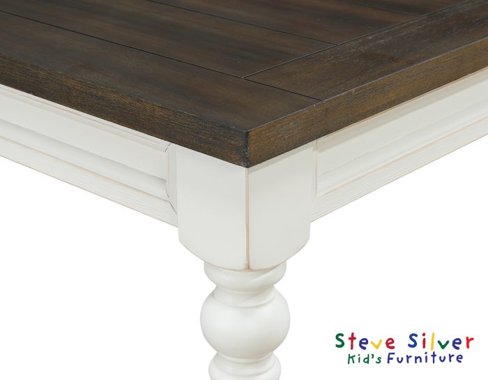 Juego de comedor redondo Amy de 5 piezas de imitación de mármol de 48 pulgadas 