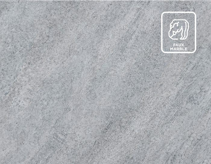 Mesa de cóctel redonda de imitación mármol Keyla 