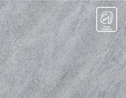 Mesa de cóctel redonda de imitación mármol Keyla 