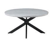 Mesa de cóctel redonda de imitación mármol Keyla 